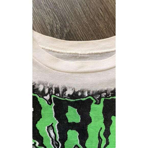 Vintage 90’s Cramps Shirt AOP Featuring Poison Ivy and Also Seen On Lady Gaga - Picture 11 of 11